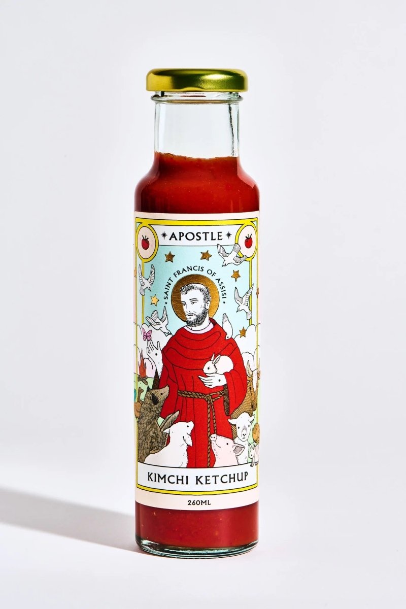 Apostle Hot Sauce | Saint Francis of Assisi - Kimchi Ketchup - Apostle Hot Sauce - Condiments - Jade and May