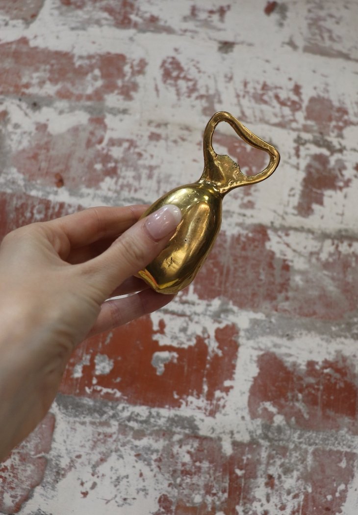 Brass Bottle Opener - The Bump - Jade and May - Brass Bottle Opener - Jade and May