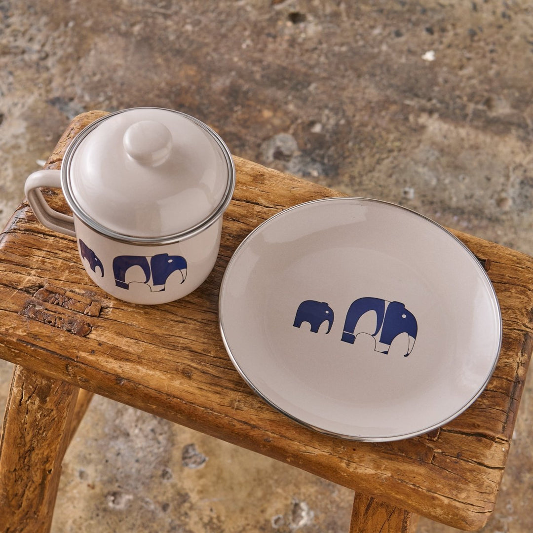 Enamel Plate - Elephant - Jade and May - Enamel - Jade and May