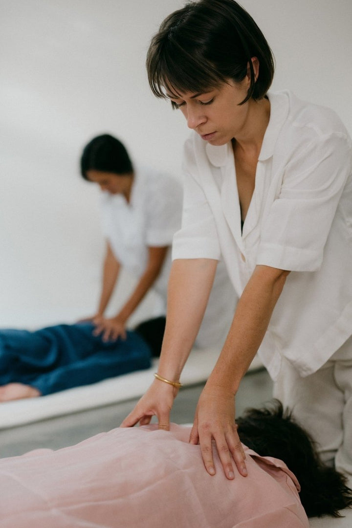 Gift Box - Black Bamboo PJs + Studio Machiya Shiatsu Treatment-Studio Machiya-Gift Box-Jade and May