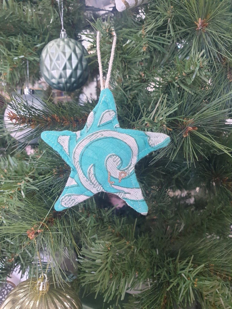 Handmade Fabric Christmas Stars | Offspring Project - Jade and May - Christmas Decorations - Jade and May