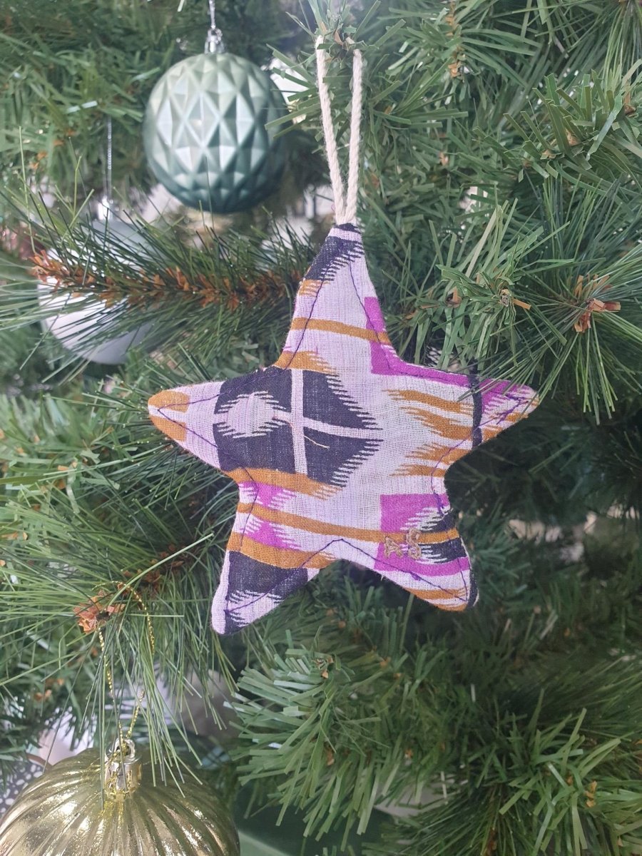 Handmade Fabric Christmas Stars | Offspring Project - Jade and May - Christmas Decorations - Jade and May