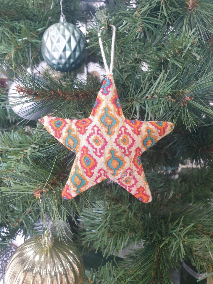 Handmade Fabric Christmas Stars | Offspring Project - Jade and May - Christmas Decorations - Jade and May