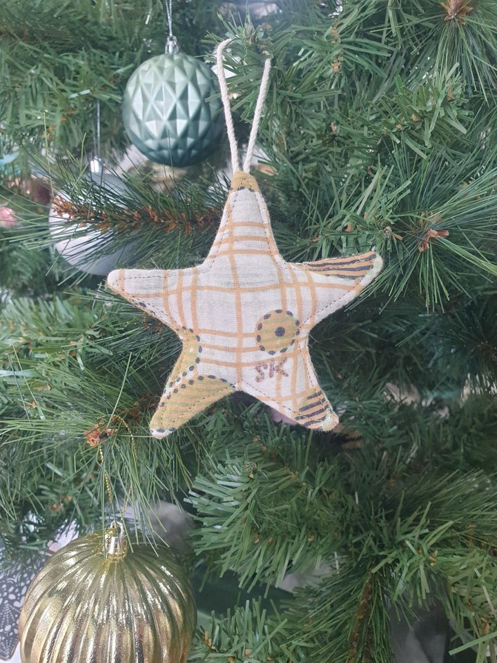 Handmade Fabric Christmas Stars | Offspring Project - Jade and May - Christmas Decorations - Jade and May