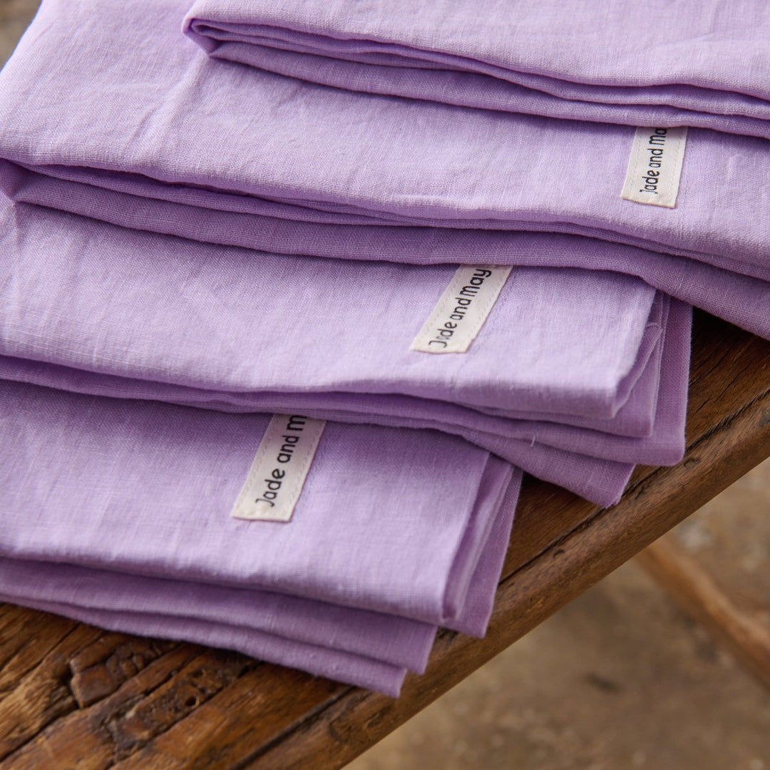 Linen Napkin | Purple - Jade and May - Linen Napkins - Jade and May