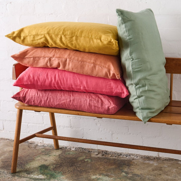 Linen Pillowcase in Multiple Colours - Jade and May - Pillowcase - Jade and May