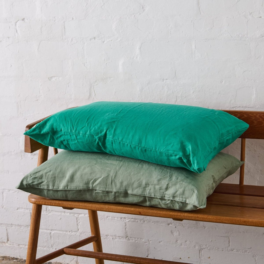 Linen Pillowcase in Multiple Colours - Jade and May - Pillowcase - Jade and May