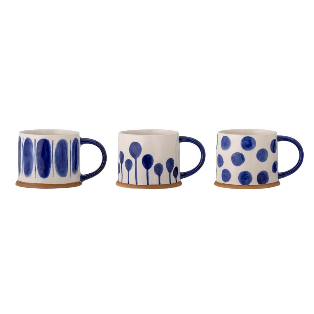 Linora Ceramic Mug - Blue - French Bazaar - Ceramic Mug - Jade and May