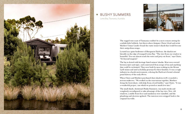 Love Shacks: Romantic modern getaways, rustic retreats and cabin charmers around the world - Book - Print Books - Jade and May