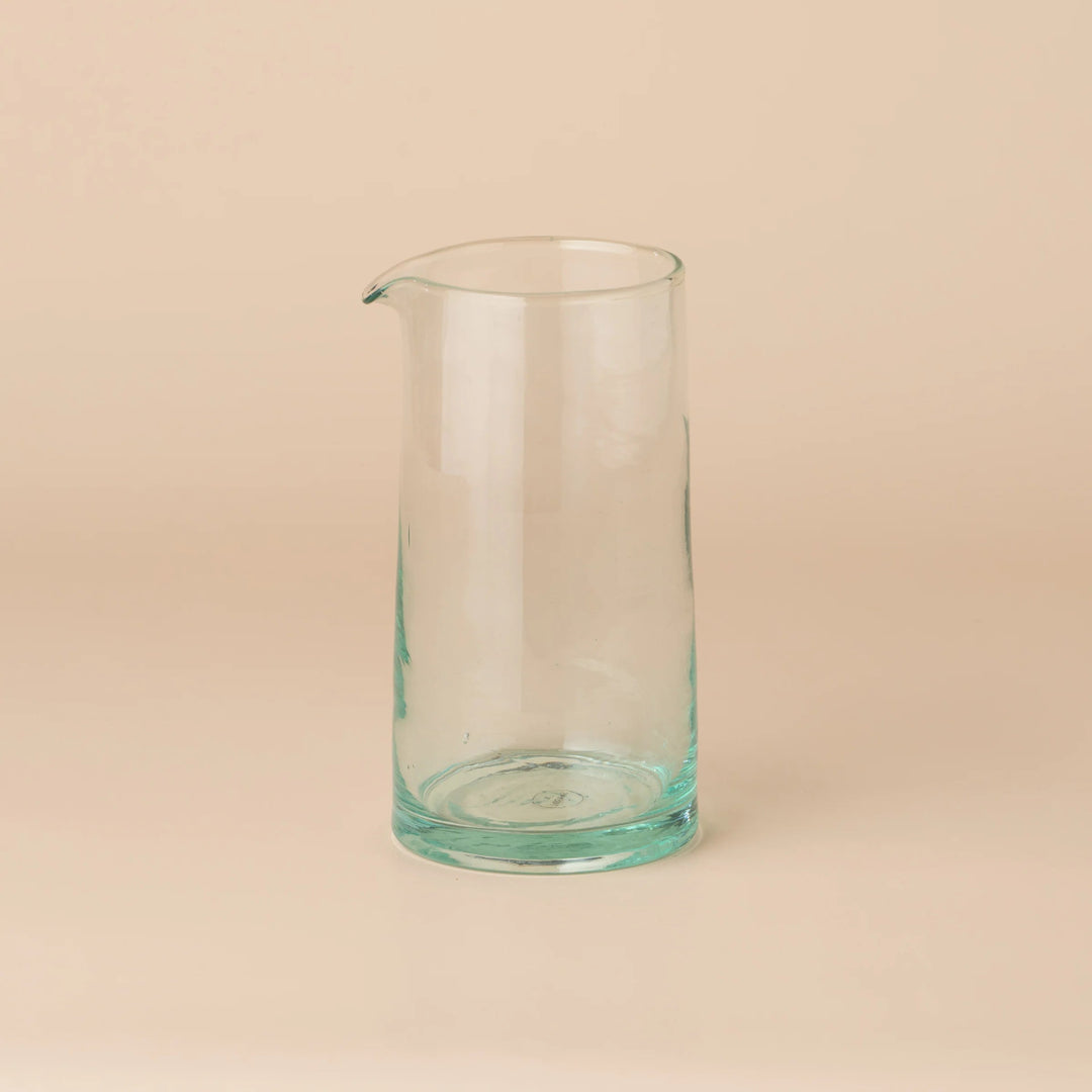 Modern Moroccan Glass Jug by Saarde - Saarde - Drinkware - Jade and May