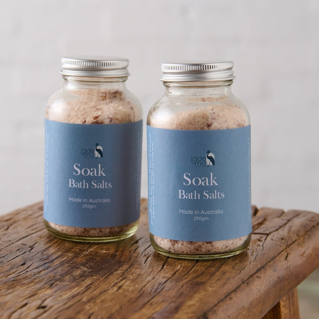 Natural Bath Salts - Soak - Jade and May - Bath Salts - Jade and May