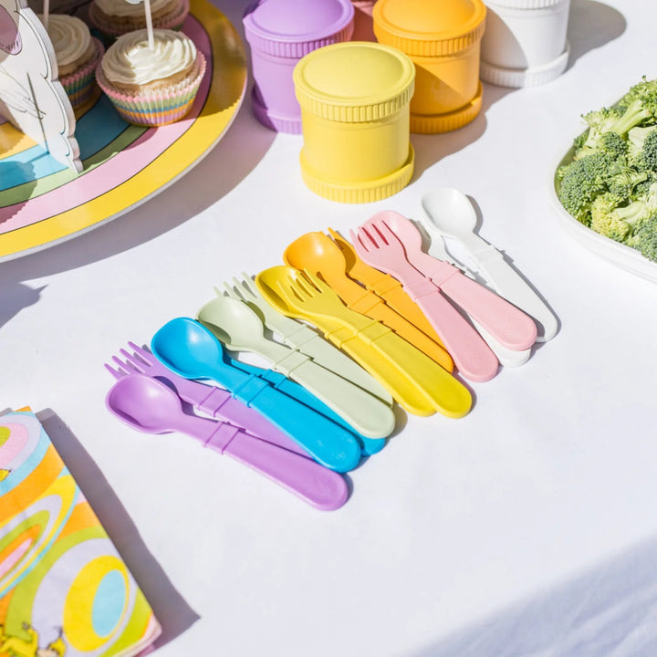 Re - Play Recycled Utensils | Recycled Kids Tableware - Re - Play Recycled Tableware - Kids Tableware - Jade and May