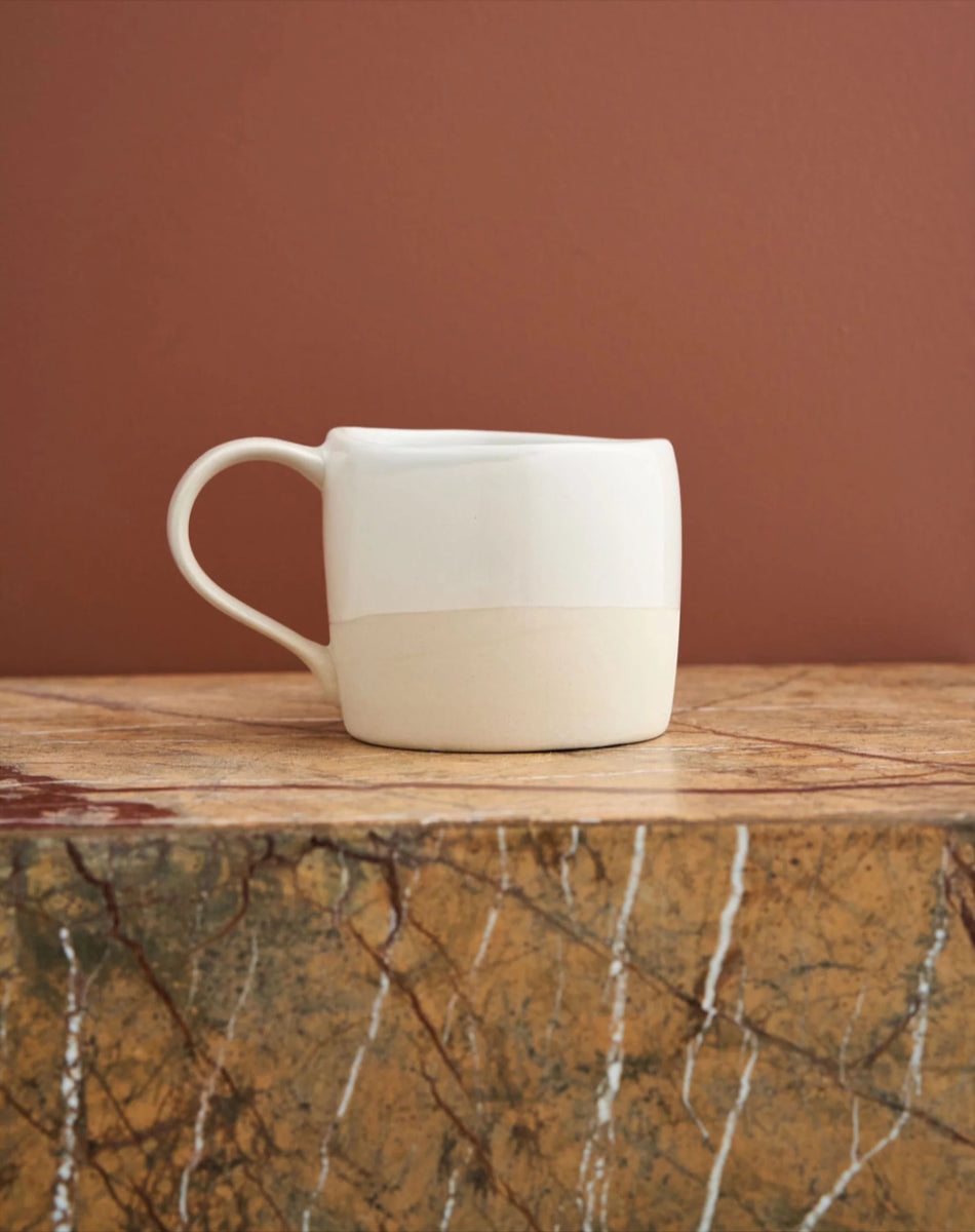 Robert Gordon - Organic Mug in White - Robert Gordon - Ceramic Mug - Jade and May