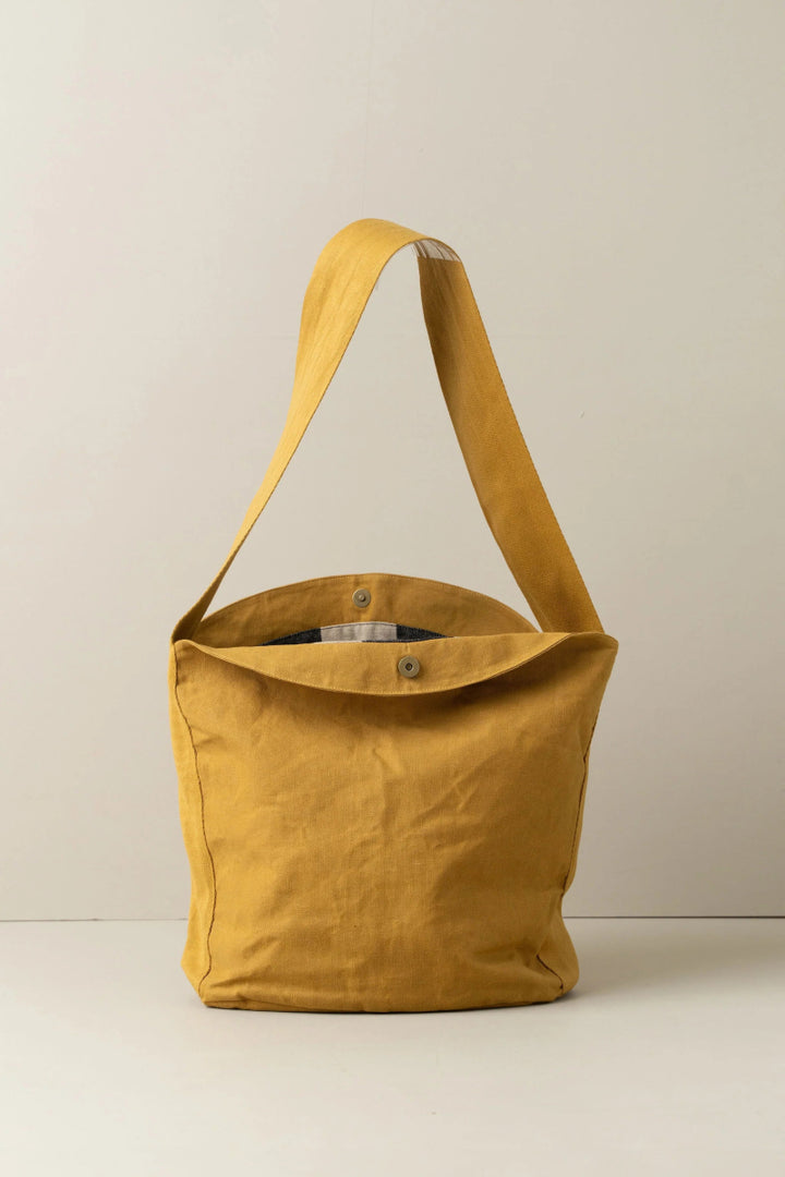 Saarde Canvas Tote Bag in Mustard - Saarde - Tote Bag - Jade and May