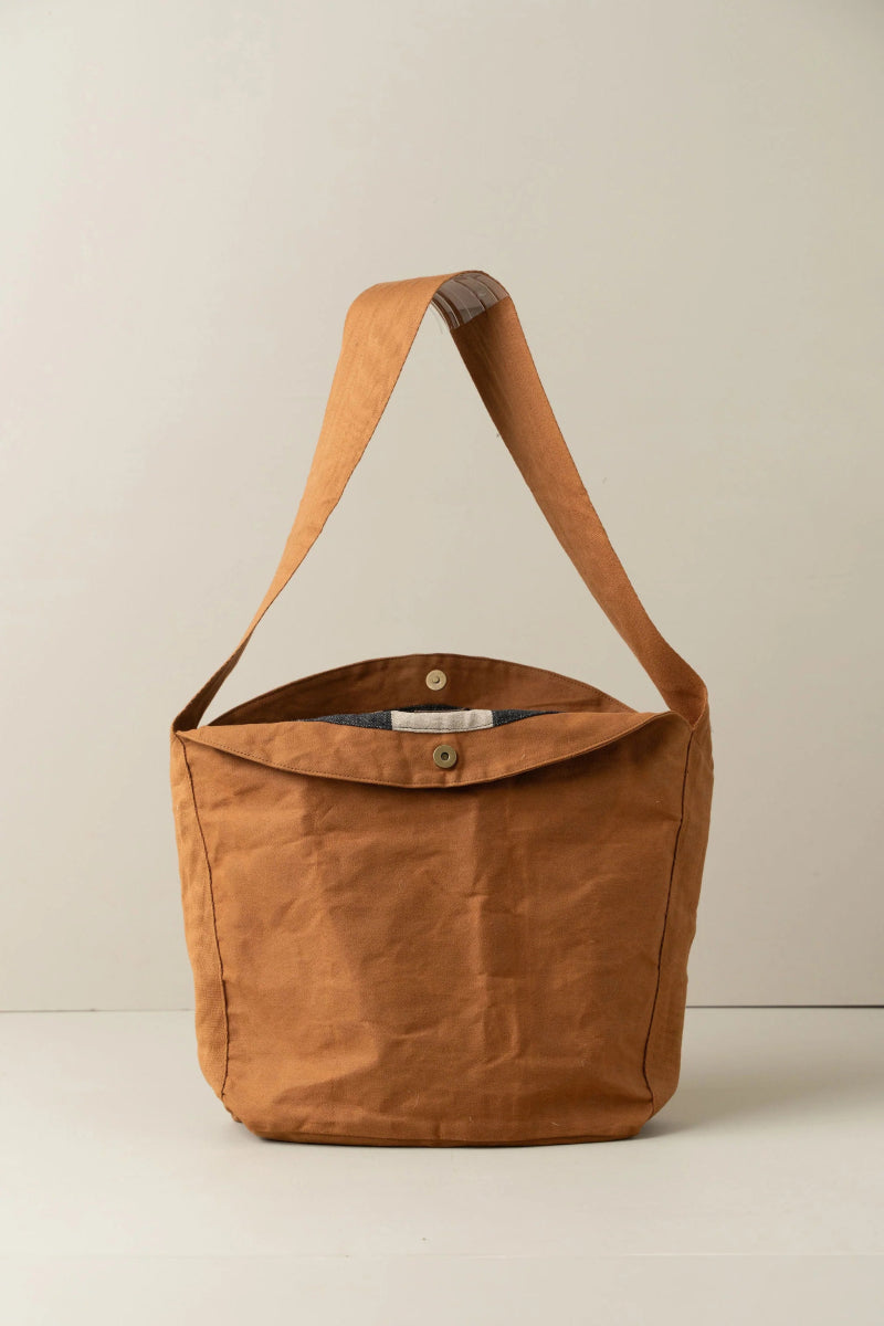 Saarde Canvas Tote Bag in Terracotta - Saarde - Tote Bag - Jade and May