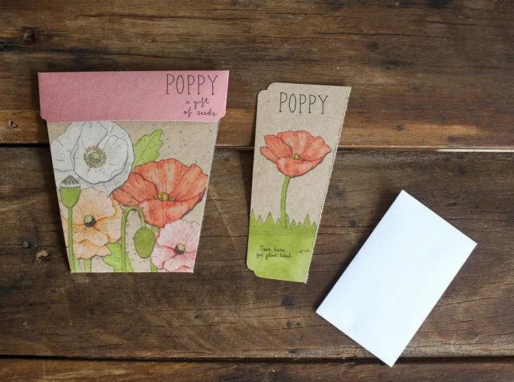 Sow n Sow | Poppy Gift of Seeds - Sow n Sow - Seeds - Jade and May