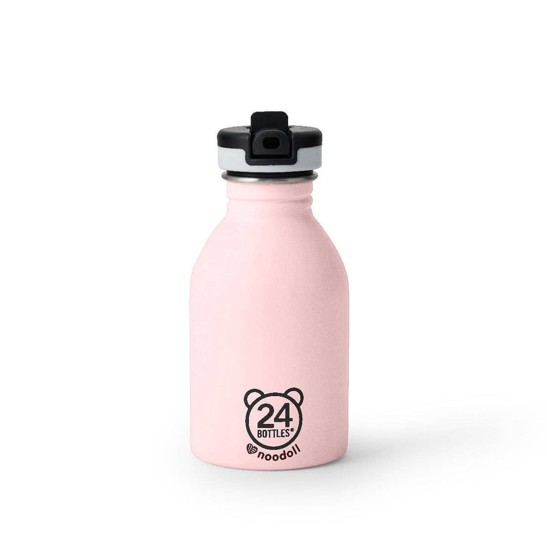 Stainless Steel Water Bottle - Ricecarrot Rabbit in Pink - Noodoll - Drinkware - Jade and May