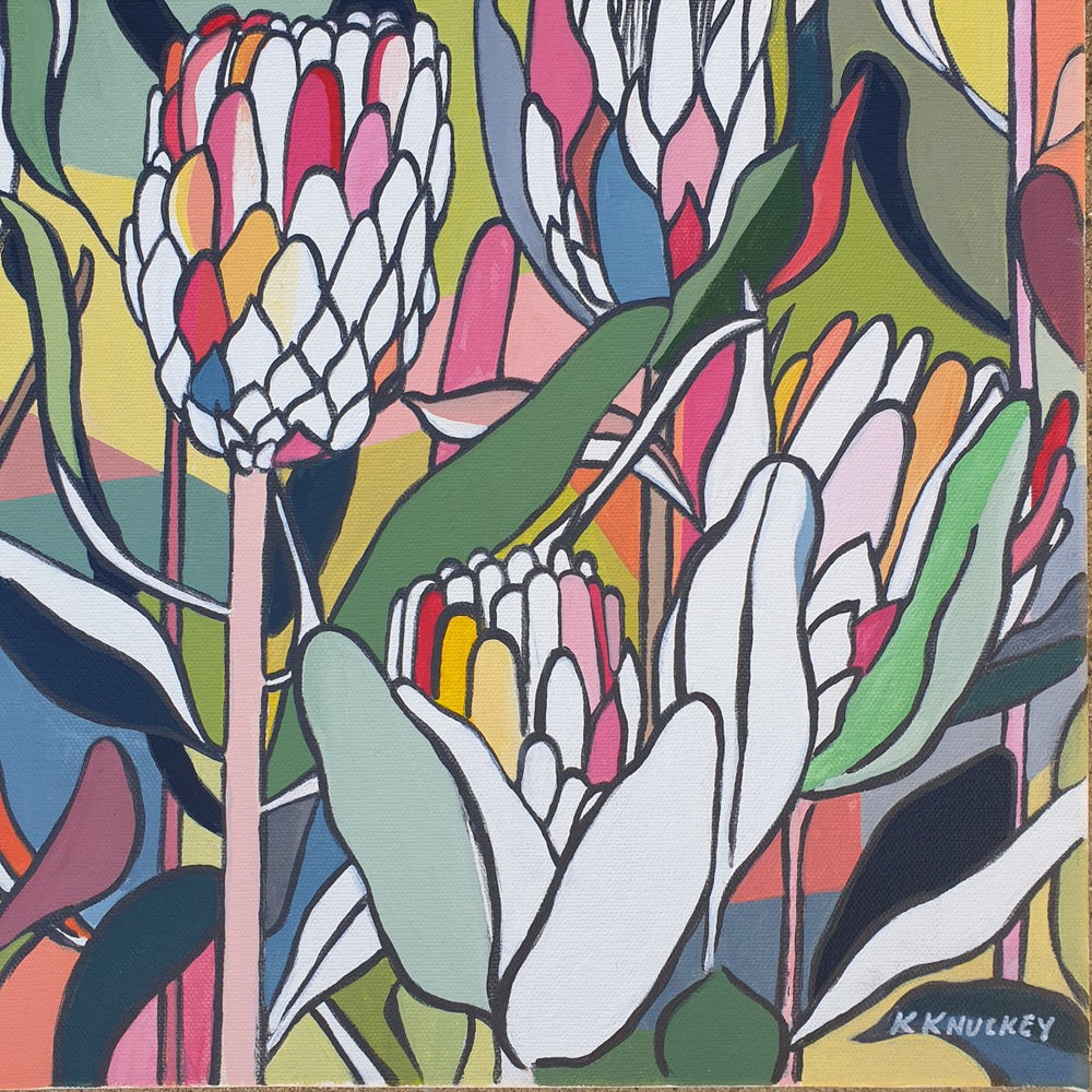 The Protea Range - Original Artwork | Kerrie Knuckey Art - Jade and May - Art - Jade and May
