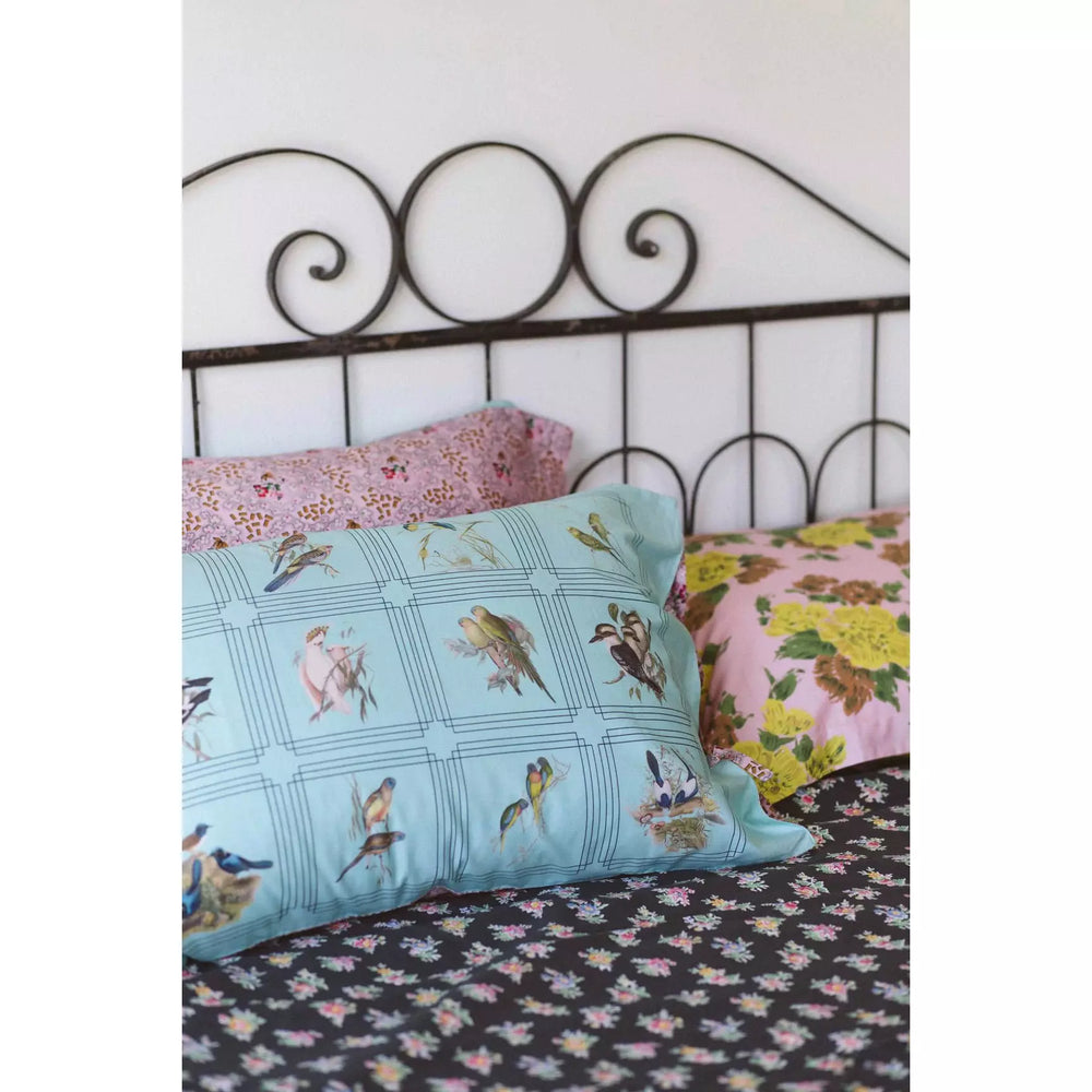 Australian Birds Pillowcase Set | Lazybones Australia-Lazybones Australia-Pillow Case-Jade and May