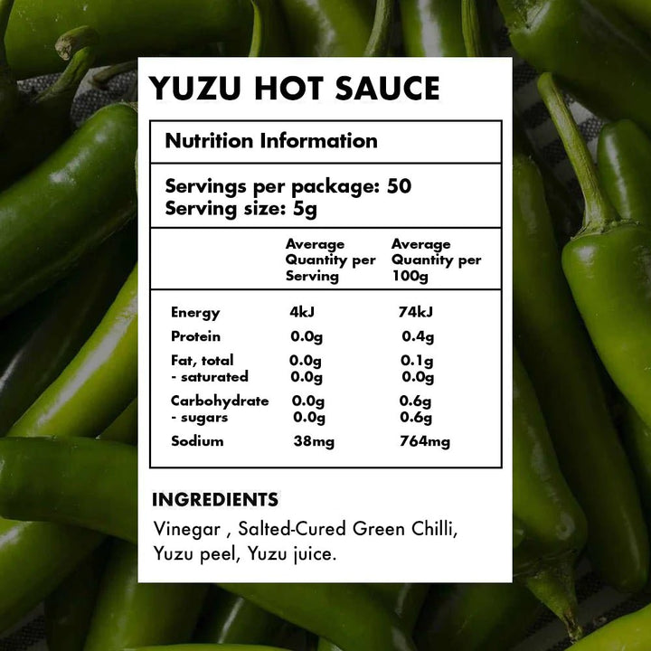 Chotto Motto: Yuzu Hot Sauce-Chotto Motto-Pantry-Jade and May