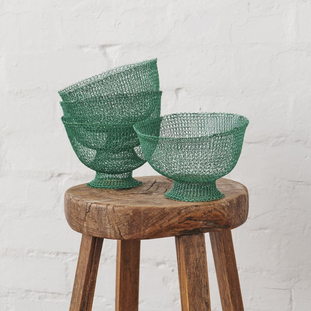 Hand Crochet Wire Baskets-Jade and May-Baskets-Jade and May